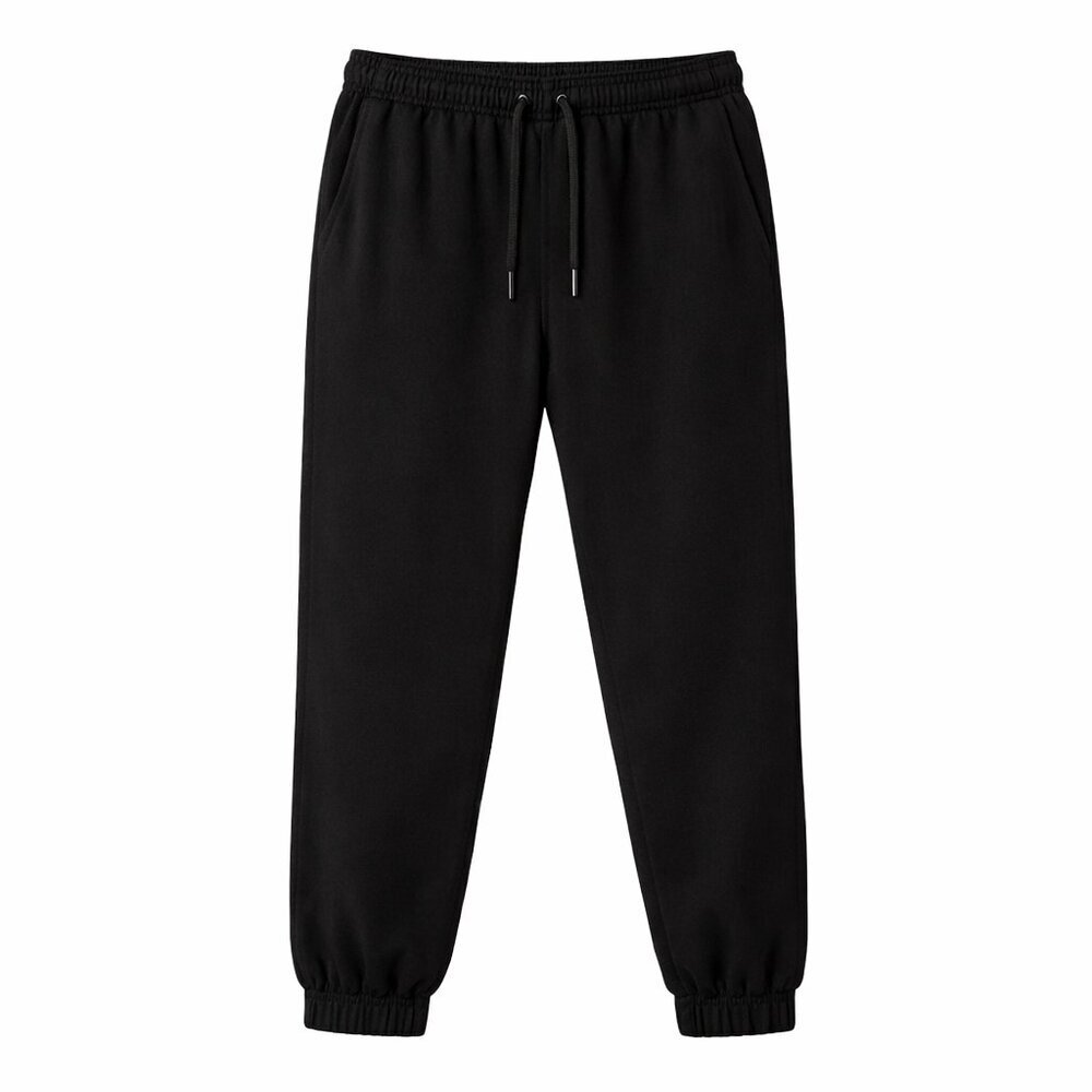 EDDIE BAUER Women’s Fleece-Lined Black Jogger Pants Size 8